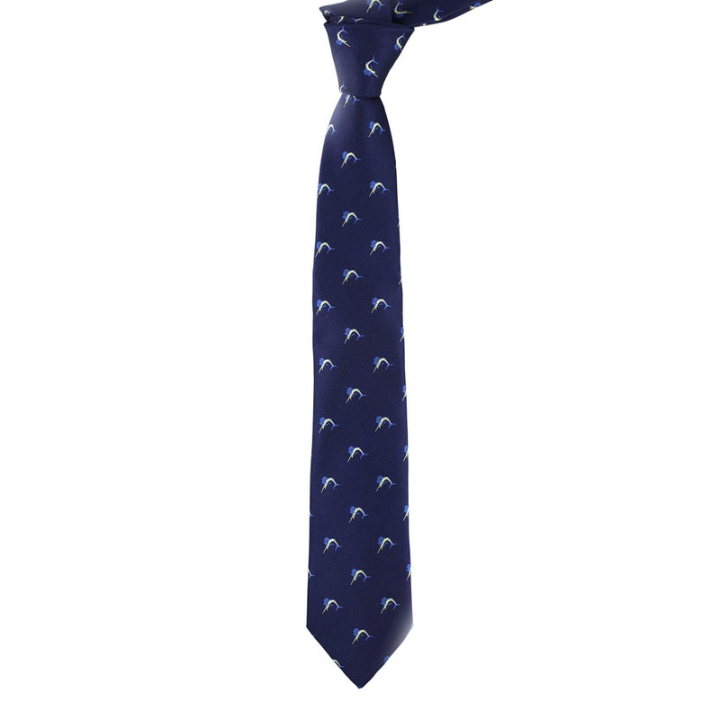 MENDEPOT Animal Pattern Necktie With Gift Box Sea Animal Pattern Tie Father's Day Birthday Gift Tie (Sailfish) - Image 3